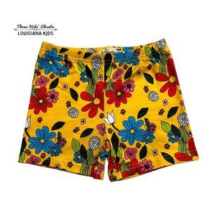 Squiggly Lines Design Sz 6 Small Shop Floral Shorts